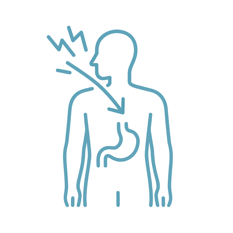 Napięcia i stres wpływające na układ trawienny