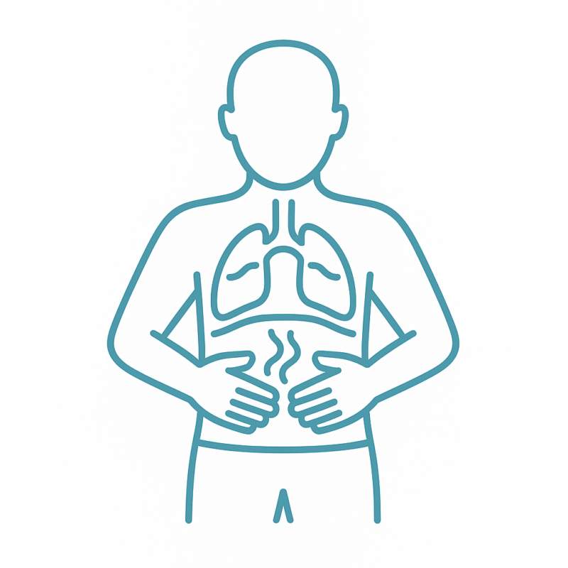 Problemy z przeponą i oddychaniem